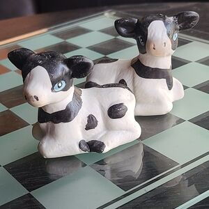Cow Salt and Pepper Shakers